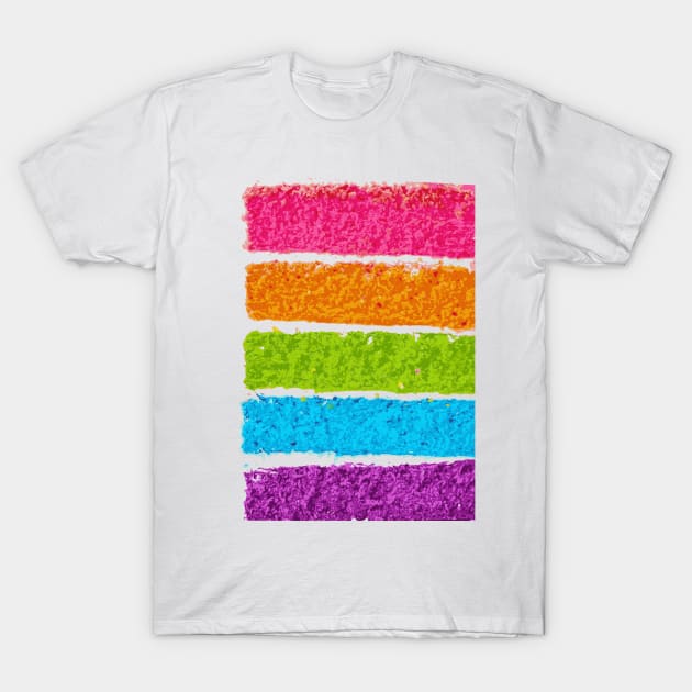 Everything is Cake - I am Rainbow Cake T-Shirt by PinnacleOfDecadence